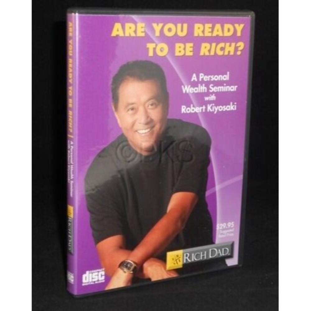 Rare Rich Dad CD Are You Ready to Be Rich ? Robert Kiyosaki